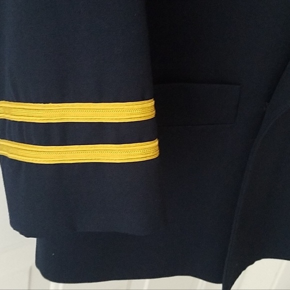 RARE Vintage Christian Dior captains pilot jacket blazer designer couture EUC - Picture 5 of 12